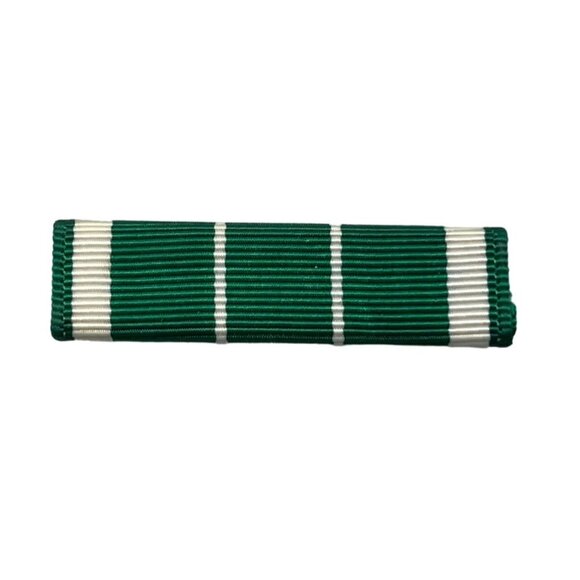 US Army Civilian Service Commendation Ribbon Pin Green White Stripes LIGI - Picture 5 of 6